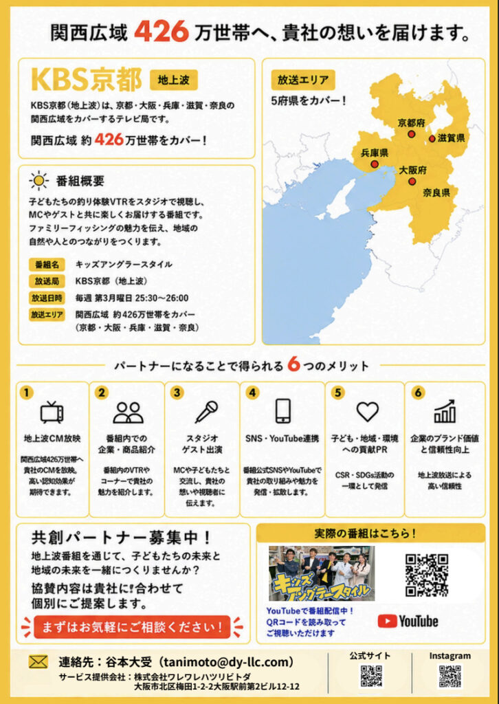 キッズアングラースタイルの紹介資料