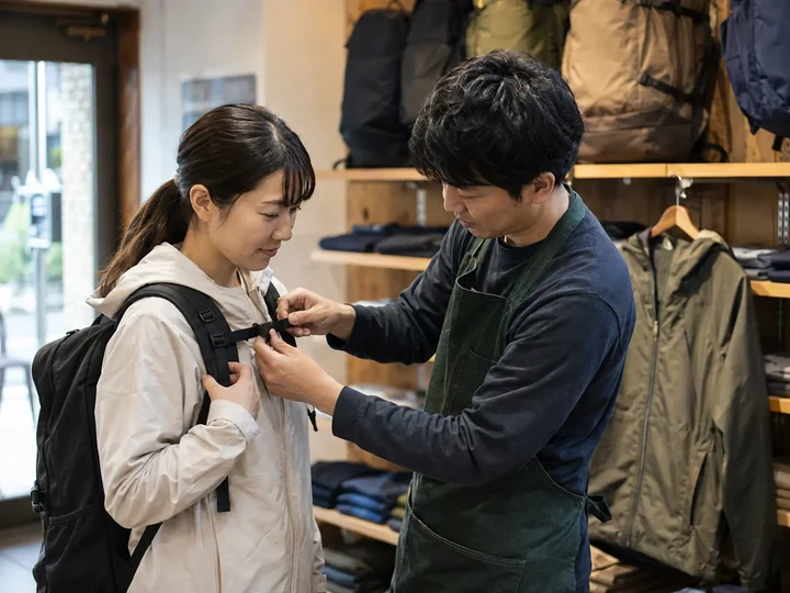 ライフスタイル専門店で接客する販売スタッフ(業界イメージ)