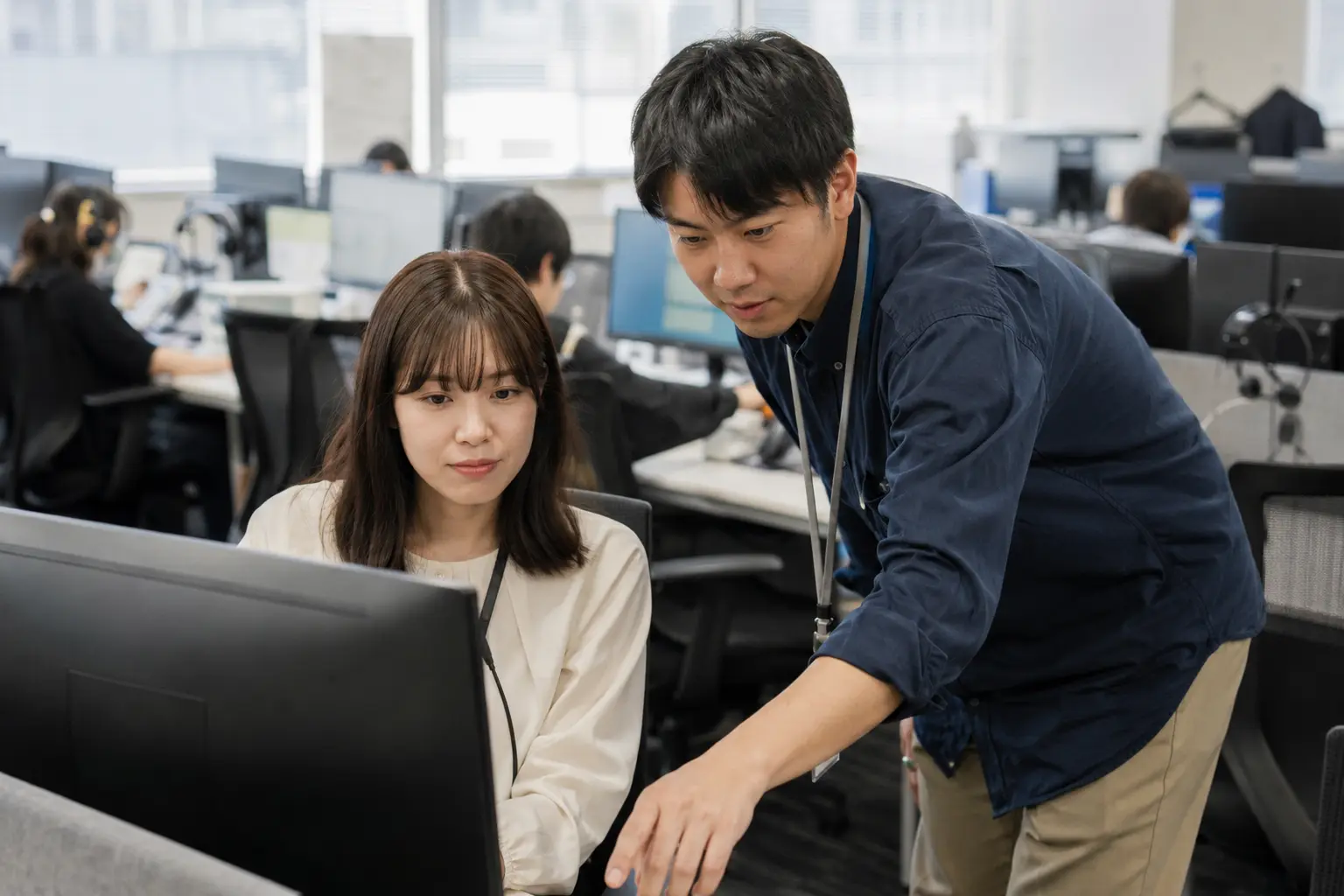 人材・BPO企業の運用責任者が利用状況を確認するイメージ