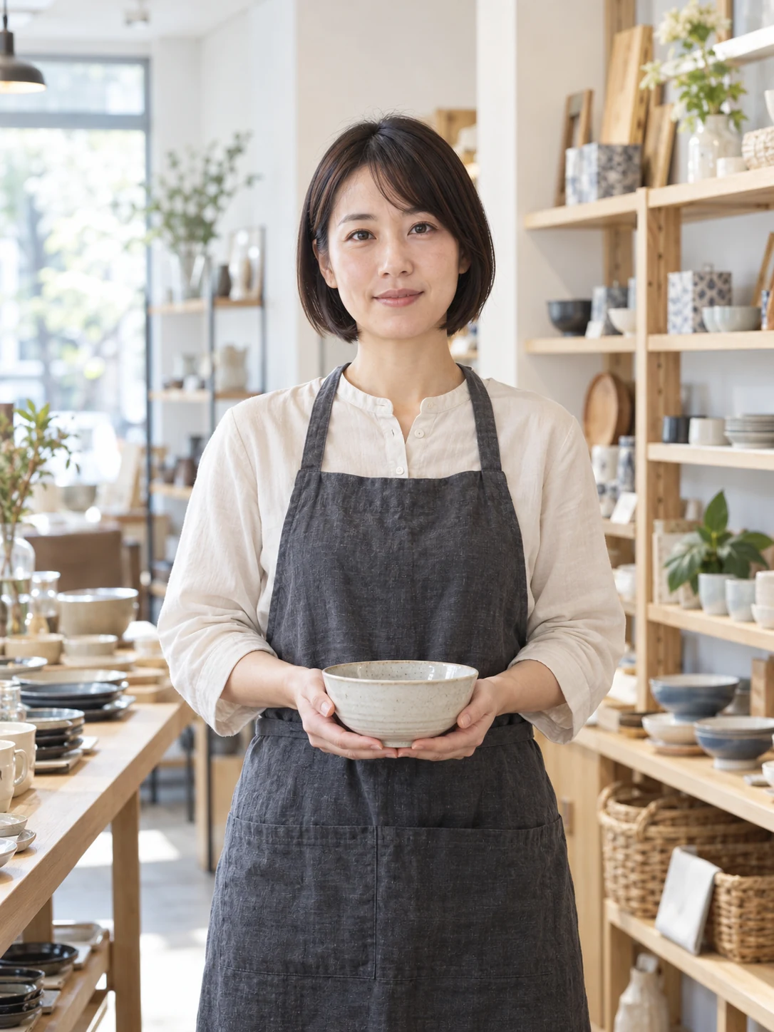 店舗スタッフを想定した人物イメージ